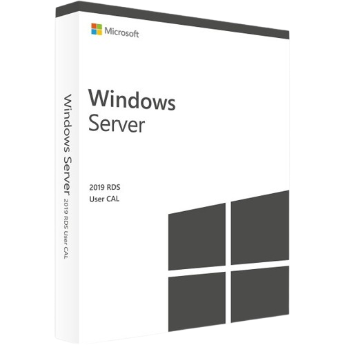 Verpackungsbild von Microsoft Windows Server 2019 RDS User CAL